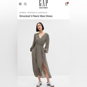 Cute midi dress with a side leg slit! Never worn w/tags